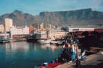 Die Kapstädter Waterfront vor der Kulisse des Tafelbergs.