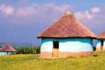 Xhosa-Dorf in der Transkei.